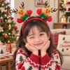 Lightweight Santa Claus Hair Accessories Festive Reindeer Antler Hair Hoop Party