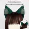 Set Cosplay Whisper: Peluche Ragazza della Farmacia con Cerchietto con Orecchie Animalesche e Coda di Gatto