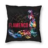 Flamenco Lola Flores Modern Throw Pillow Covers Living Room Decoration Spanish Dancer Pop Art Cushion Cover Pillowcase