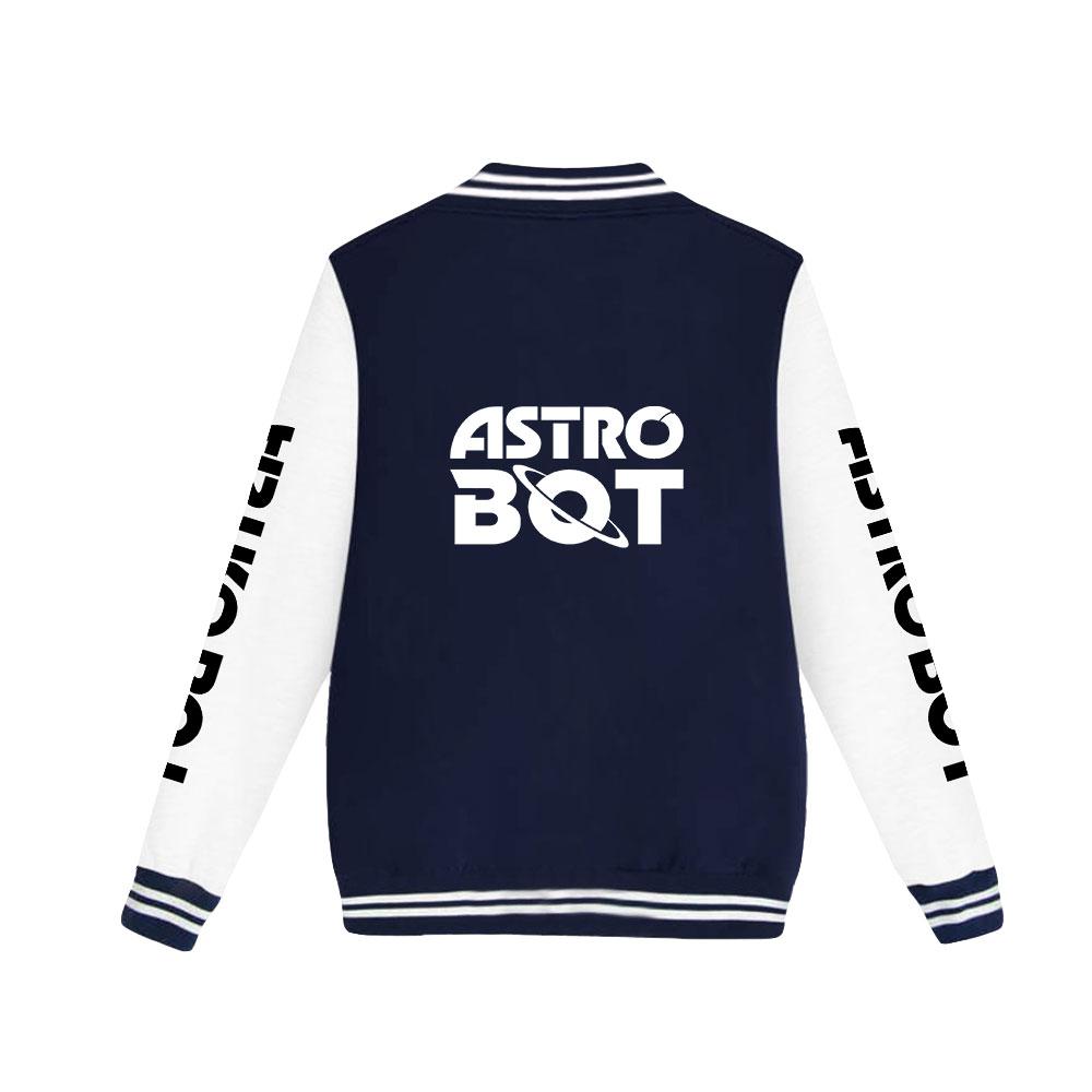 Astro Bot Bomber Jacket Women Men Oversized Harajuku Fashion Baseball Coat Jacket Female Streetwear Spring Autumn Bomber Outwear