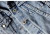 Giacca di Jeans Robusta con Perline per Donna - Capo di Moda Stile Europeo e Americano