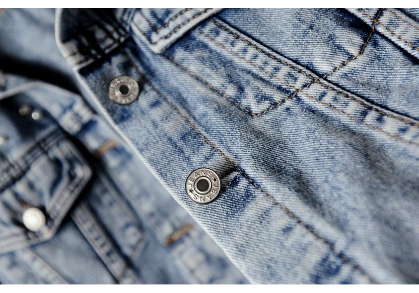Giacca di Jeans Robusta con Perline per Donna - Capo di Moda Stile Europeo e Americano
