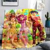 1PC Mia And Me Print Flannel Blanket, High Quality Comfortable for All Seasons, Home Decor, Warmth and Comfort, Perfect for Christmas Gifts 89