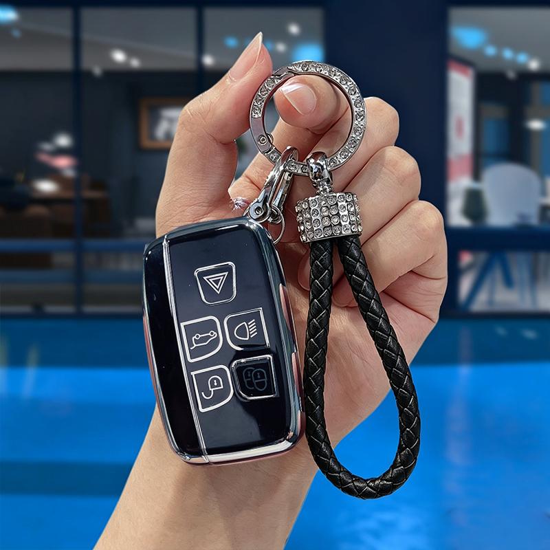 Auto Accessories For Jaguar Xe Xj Xjl Xf Tpu Car Key Case Cover For Land Rover Evoque Freelander Discovery 4 Range Rover Sport
