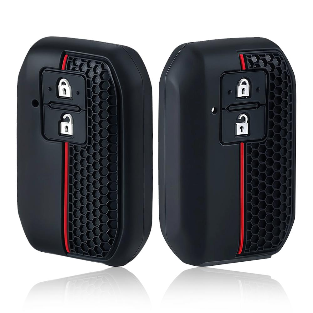 Silicone Car Key Case Cover For Suzuki Swift Wagon R Jimny Sierra Spacia Ertiga 2 Buttons Auto Key Fob Shell Protect Accessories