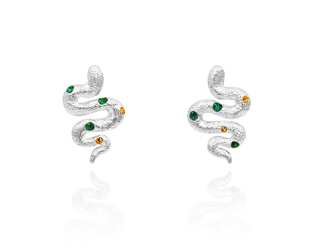 Poppi The Classical Snake Earrings No.1