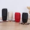 Small pudding direct drinking coffee cup household stainless steel thermos cup girls accompanying water cup gift portable
