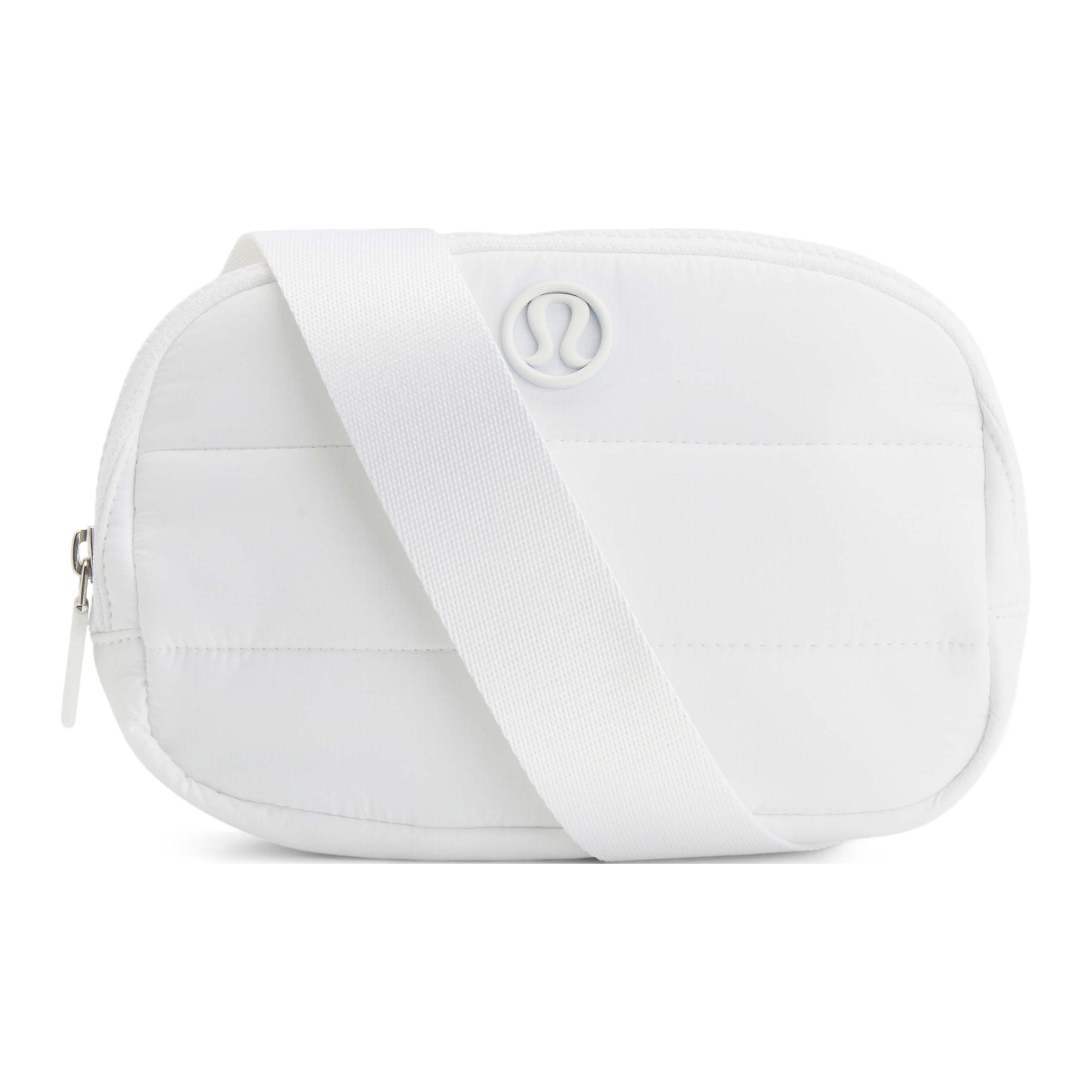Lululemon Everywhere 1L Padded Quilted Zipper Adjustable Shoulder Strap Nylon Chest Bag Waist Bag Unisex bags White LU9BHHS-0002 White 14480₽