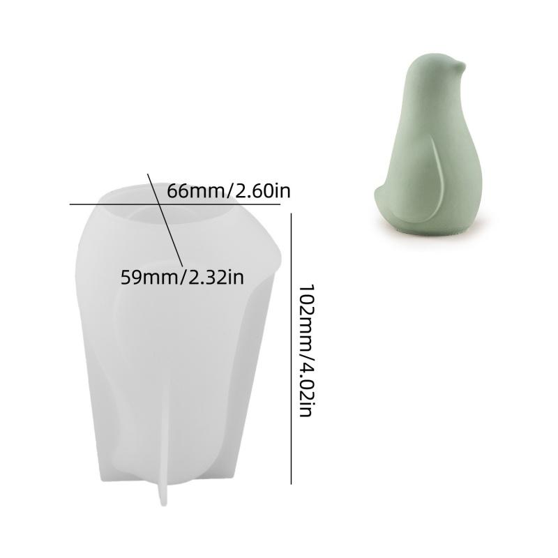 3D Vogel Silikon Kerzenform DIY Niedlicher Vogel Aromatherapie Kerze Seife Epoxidharzform Gips Herstellungswerkzeug Heimwerkerhandwerk Dekor