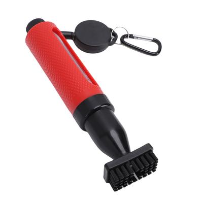 Brush Nylon Press Type Water Spray Clning Brush with Retractable Clip