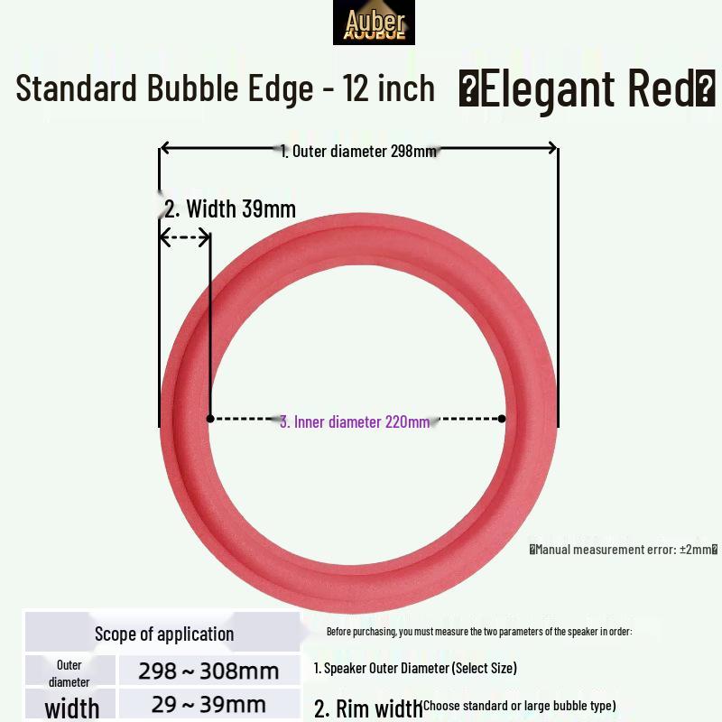 JBL Speaker Repair Foam Surround: Replacement Edge for 3/4/6/6.5/8/10/12 Inch Folding Ring