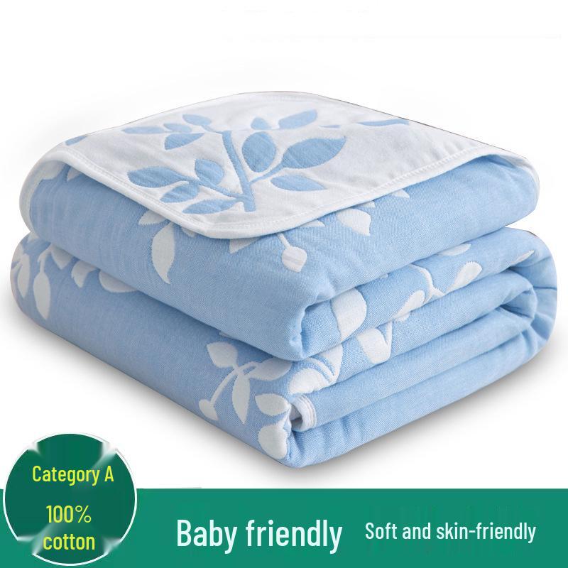 Six-Layer Cotton Gauze Baby Blanket: Swaddle, Bath Towel, or Summer Quilt Cover