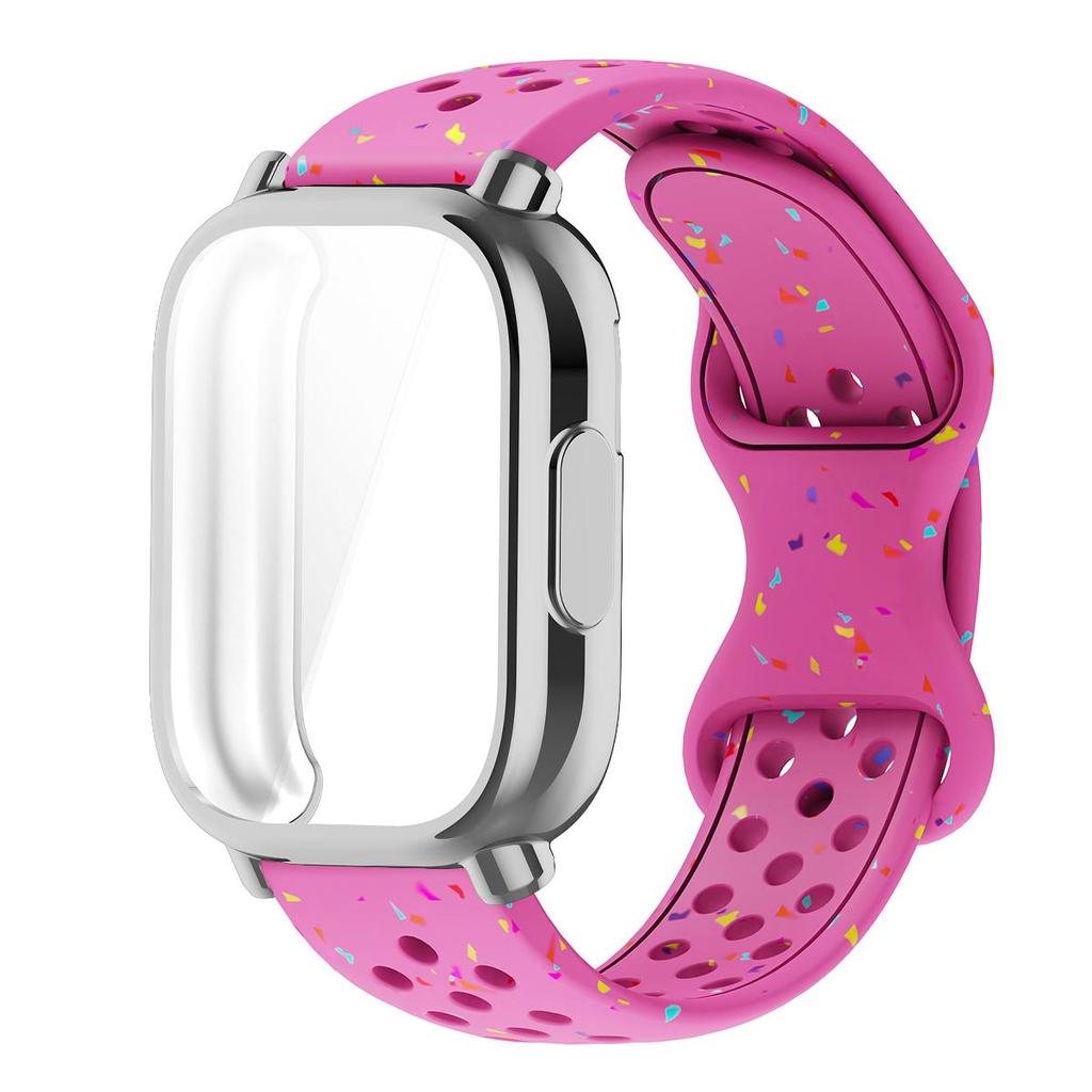Řemínek+Pouzdro Pro Xiaomi Redmi Watch 5 active 5 Lite Ochranný Kryt Celý Displej TPU Měkký Kryt a Silikonový Prodyšný Sportovní Pásek