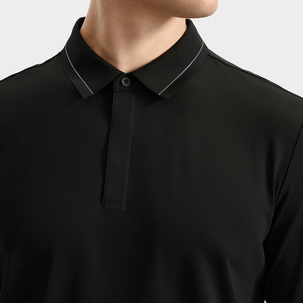 New FILA Polo Shirts Men's Jet Black BK F11M532202F-BK