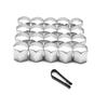 car Hub nut Covers Caps Anti-Rust for Skoda Fabia 2 3 Karoq Kodiaq Octavia 3 Superb 2 3