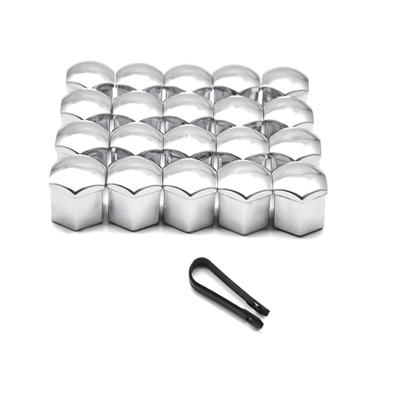 car Hub nut Covers Caps Anti-Rust for Skoda Fabia 2 3 Karoq Kodiaq Octavia 3 Superb 2 3
