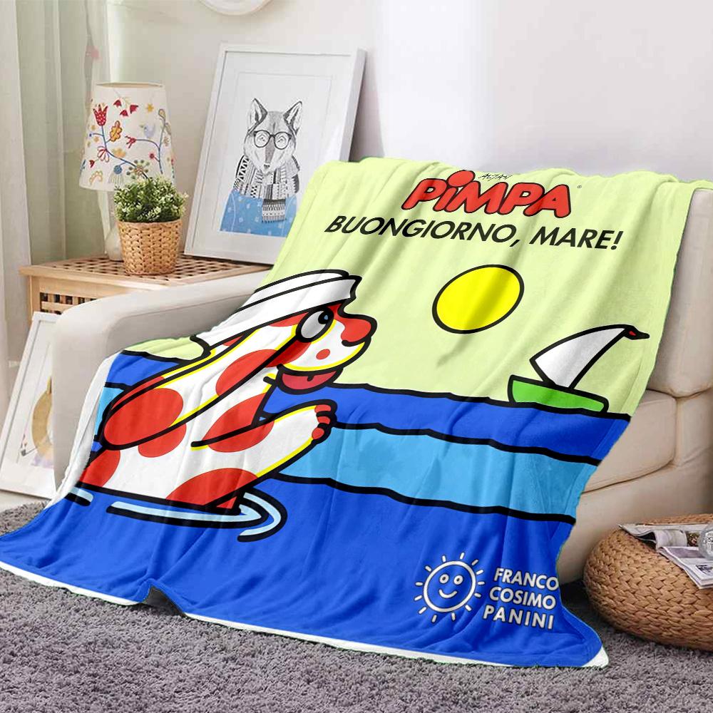 Pimpa Blanket, High quality Comfortable for All Seasons, Home Decor, Warmth and Comfort