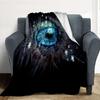 Cyber Eye Flannel Blanket Throw Blanket Soft Warm Sofa Bed Camping Home Decor Unique Christmas Gift C926649
