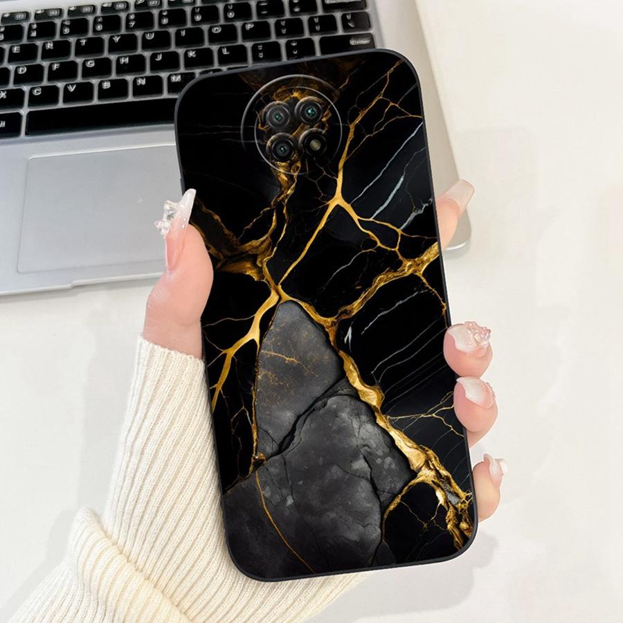 For Xiaomi Redmi Note 9T 5G Case Note9 5G Capa Shockproof Soft Silicone New Flower Funda for Redmi Note 9 T 5G Phone Cover Coque