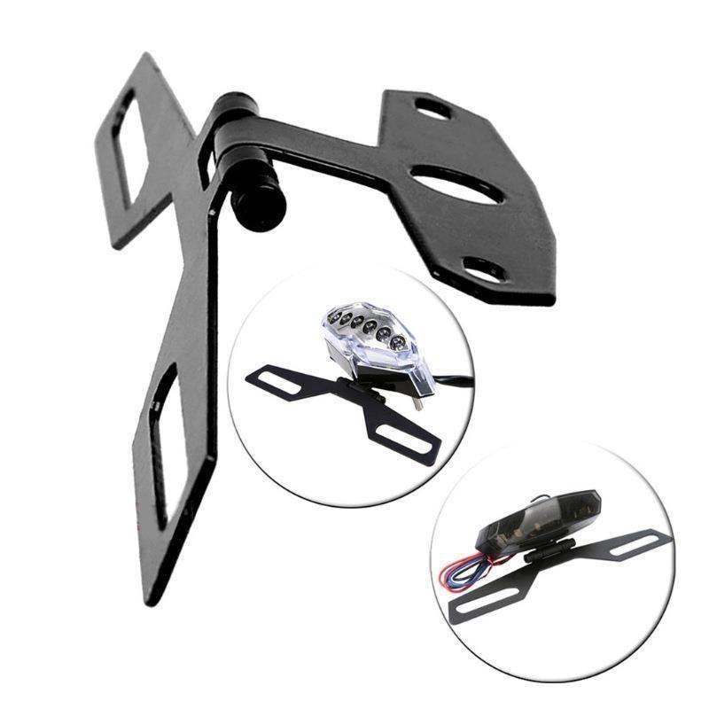 Motorcycle Parts Modification Universal Foldable Taillight Bracket License Plate Light License Plate Light Fixing Bracket 1Pc