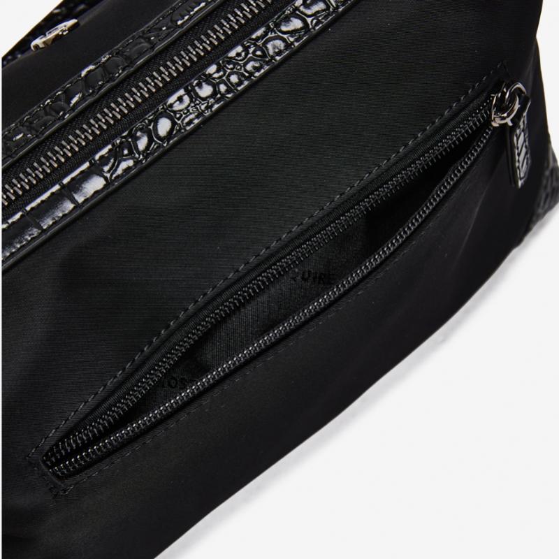 ESquire Collection ESquire Women S Nylon Chroni Shoulder Bag Black
