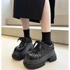 Shell head comfortable platform muffin height increase ugly cute big head shoes children 2025 spring and autumn new good-looking casual shoes