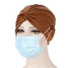 Cross Elastic Hair Loss Hat Ear Protection Muslim Turban Cancer Chemo Cap Head Wrap Bandana Scarf