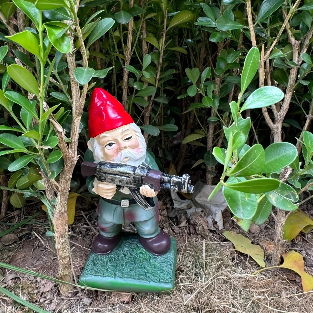 3 Pieces of Dwarf Tree Face Decoration Outdoor Courtyard, Dwarf Statue, Outdoor Fairy Garden Resin Crafts, Flower Pot Landscape