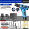 Rechargeable Multi-Function Electric Hand Drill with Impact and Screwdriver Features