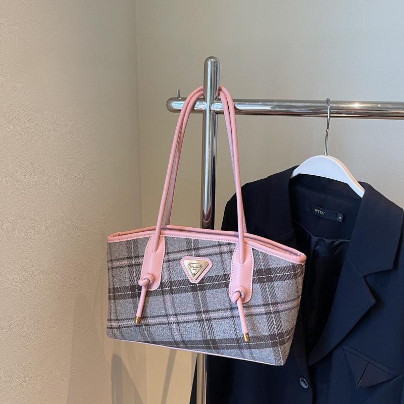 

Вместительная ретро универсальная сумка-тоут женская новая модная трендовая сумка на плечо/подмышку, сумка для поездок