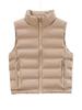 Autumn and winter glue-pressed locking vest, women's stand-up collar sleeveless cotton clothing vest, physical stall to get goods