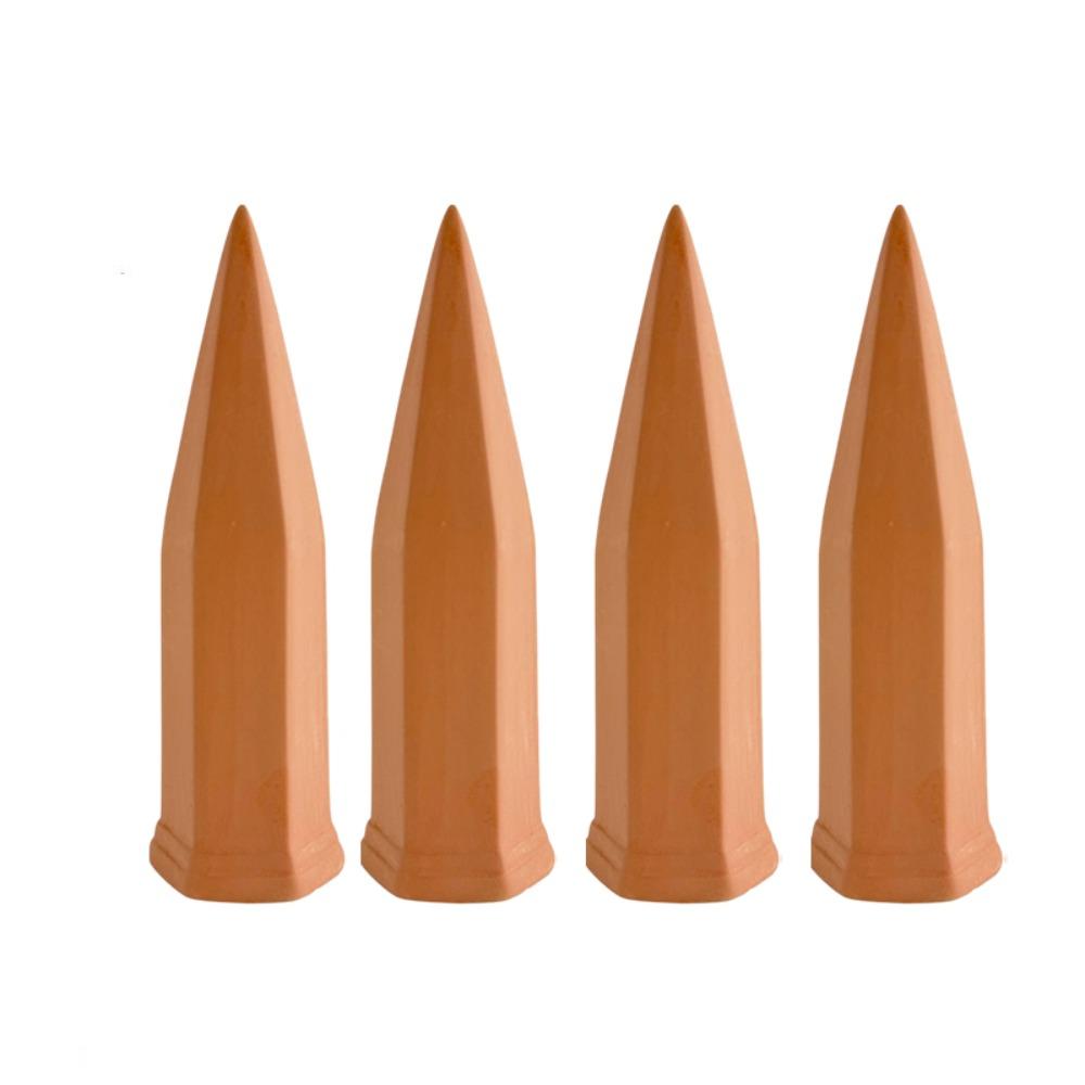 4PCS Effort-saving Terracotta Self Watering Spikes Plant Drip Irrigation Device  for The Lazy Style A
