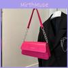Exquisite Underarm Chain Shoulder Bag Women's Bag 2023 Small Street Chic Trendy Pu Leather Bag