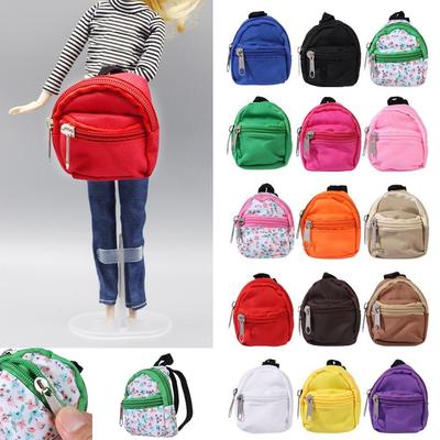 Zipper Mini Backpack Haversack Rucksack New Keychain  for BJD Doll