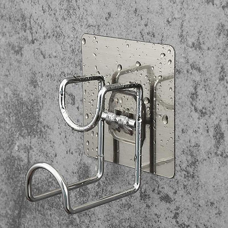 Bezděrové lepicí koupelnové kuchyňské beze stop umyvadlové úložné háčky šetří místo organizér nástěnný háček lepicí úložný regál