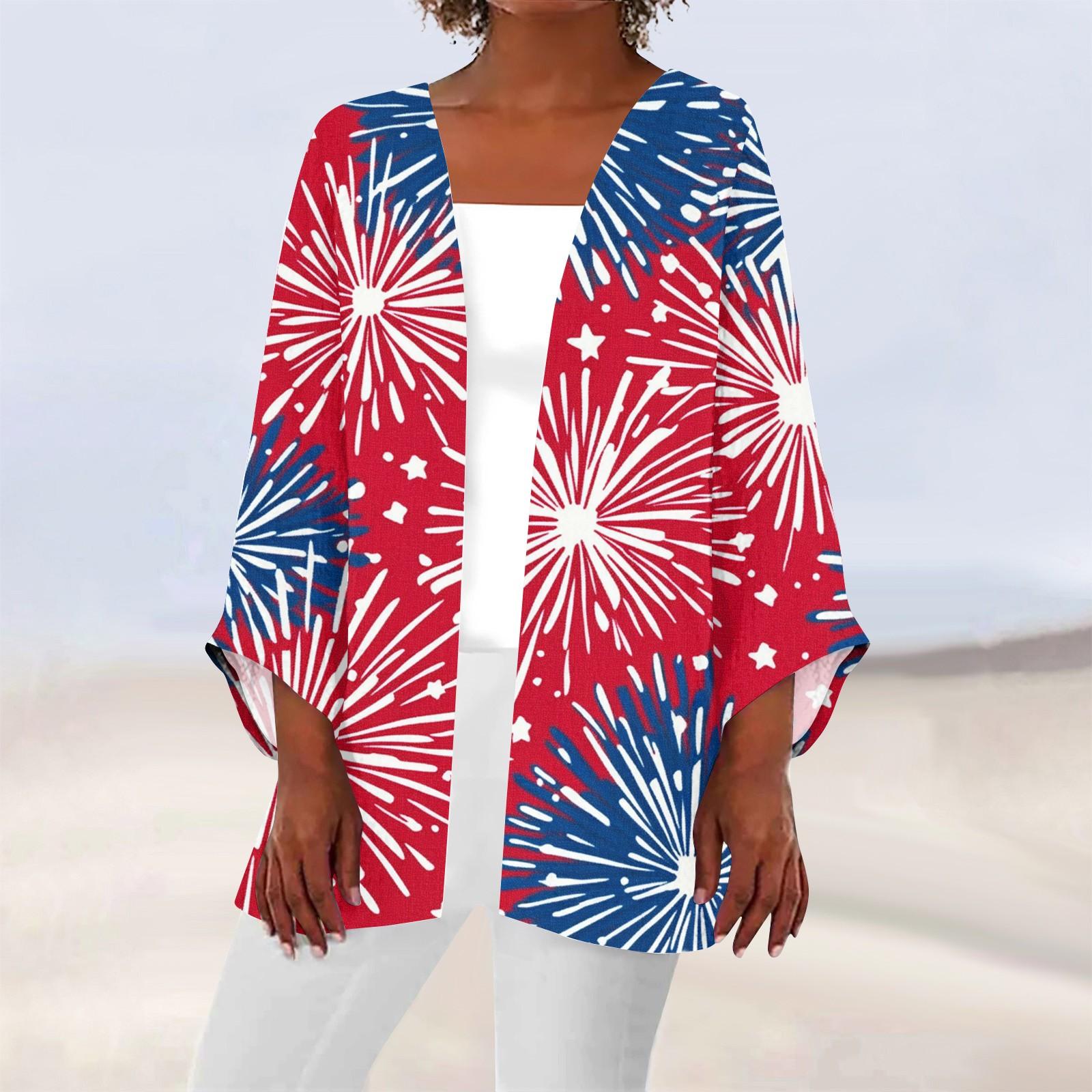 

Женская повседневная модная легкая куртка средней длины с принтом, кардиган XL