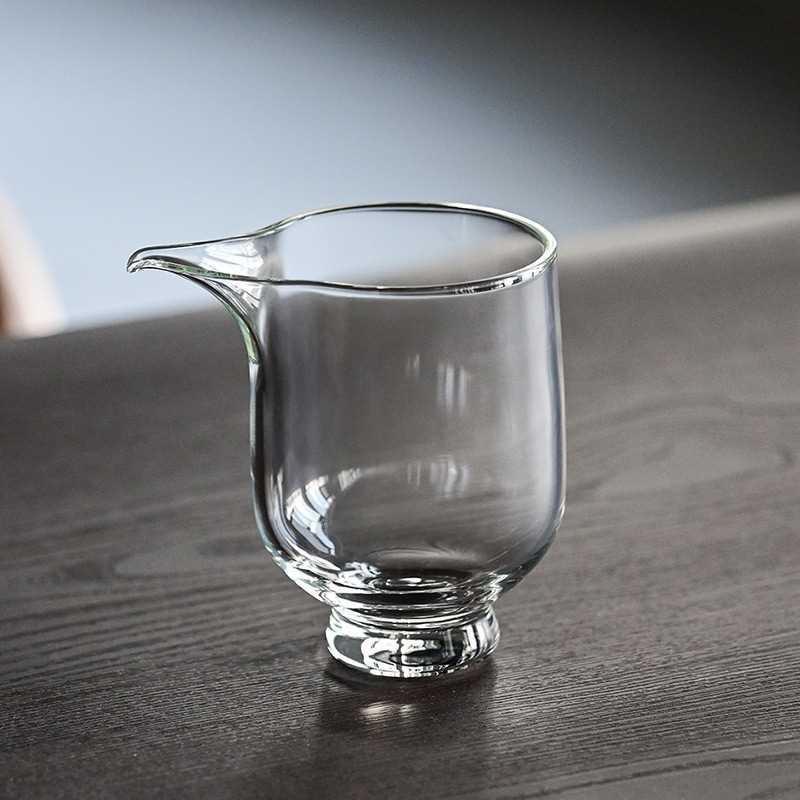 Japanese Style 120/150ml High Borosilicate Heat-resistant Glass Fair Cup Tea Pitcher Chahai Kungfu Tea Dispenser Tea Set Access