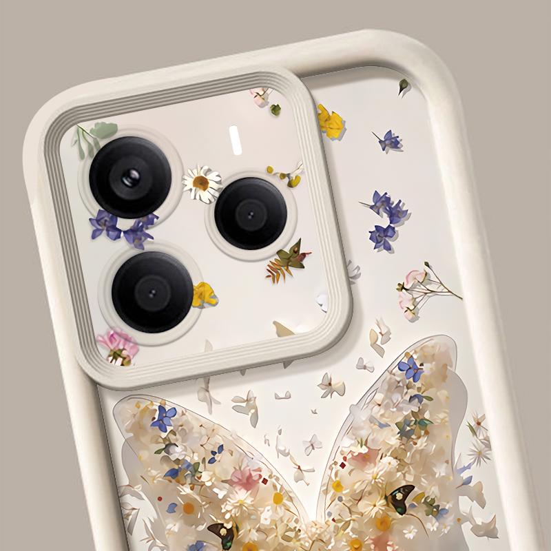 Black Butterfly Pattern TPU Phone Case For Xiaomi 14T Pro 13T Pro Shockproof Soft Silicone Back Cover Fundas For Xiaomi 14T 13T