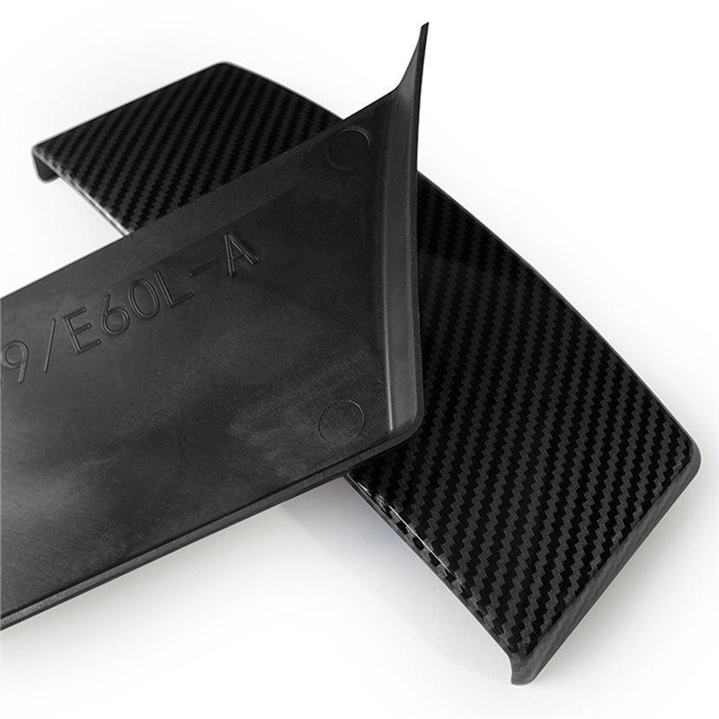 For BMW 5 Series E60 2004-2011 Carbon Fiber Style Armrest Box Cover Panel Trim Car Accessories