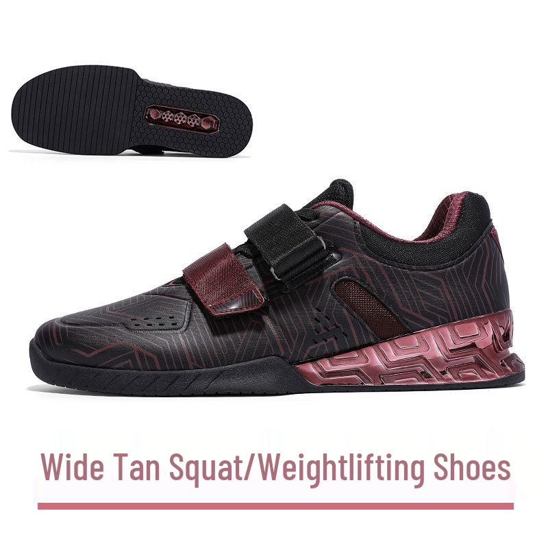 Scarpe da sollevamento pesi transfrontaliere: Scarpe da Fitness Indoor Professionali per Squat e Stacco da Terra per Powerlifting e Allenamento con Bilanciere