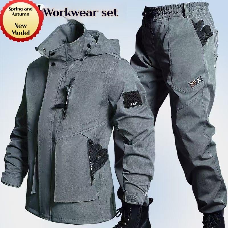 Luxury Training Suit Men Men's Sports Suits Tracksuit Sports Suit Man Clothes Waterproof Windproof and Warm Assault Suit