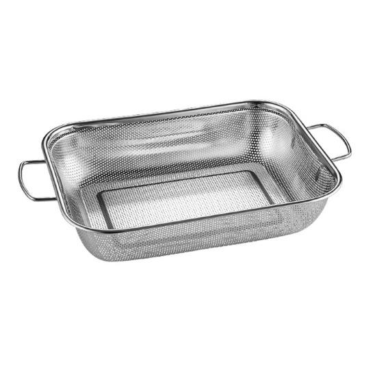 Drain Basket Pasta Strainer with Handle Large Capacity Rust-Resistant Dishwasher Safe Rice Noodle Filter Kitchen Colander