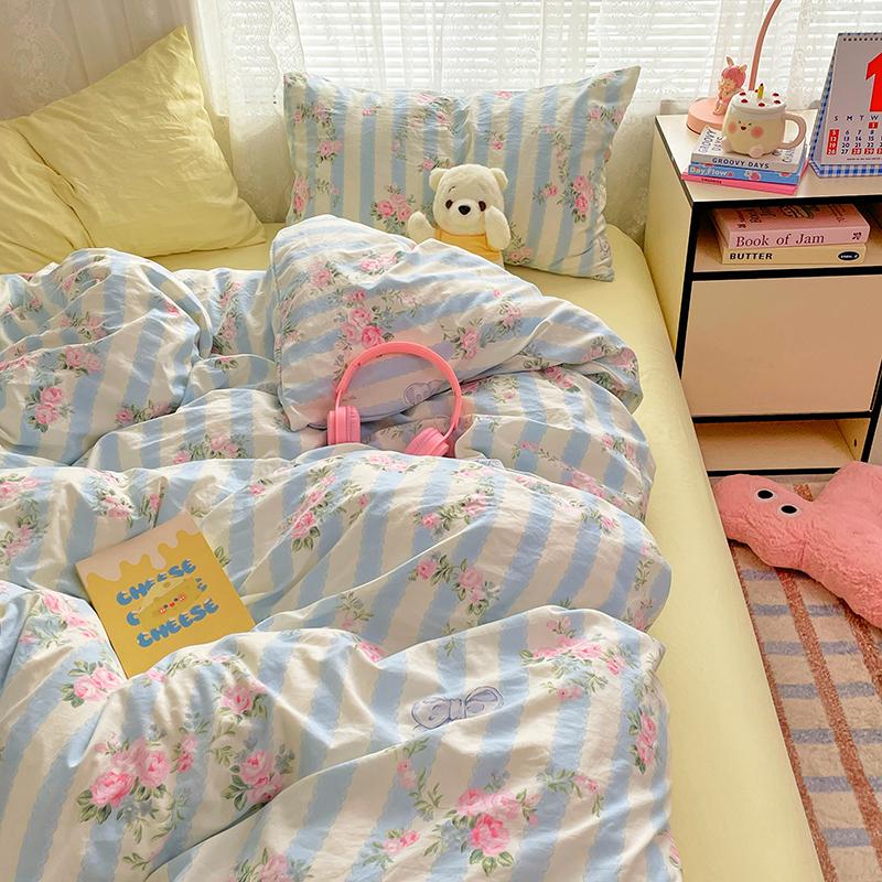 

Cartoon Panda Duvet Cover Set Cute Animal Queen Reversible Comforter Cover Set Childrents Teenagers Room Single Bedding 3 Pieces EU Single(135*200cm)3pcs