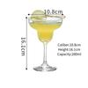Margarita Glas Tasse Klassisch Handgefertigt Cocktailgläser Tassen Fliegende Untertasse Tasse Weithals Glaspokal Party Geschenk