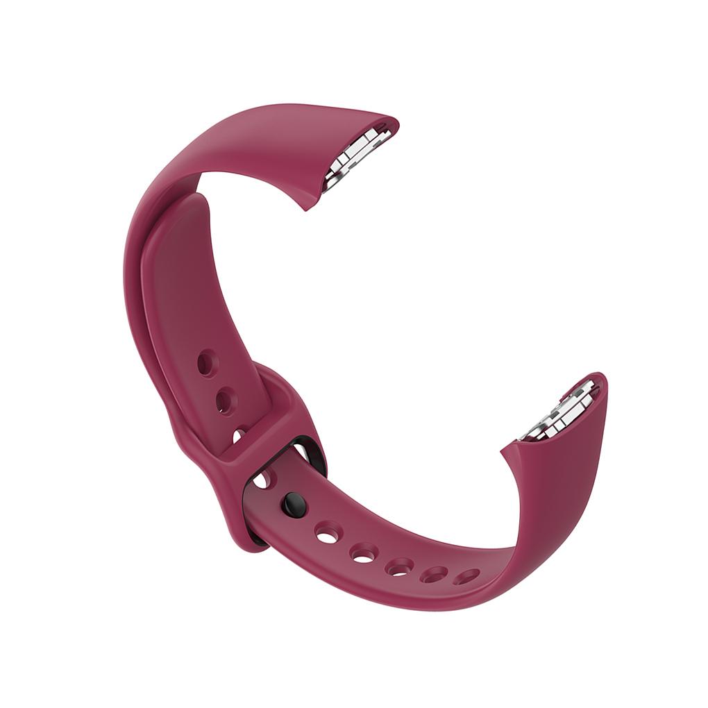 Silicone Watch Straps Watchband Strap Replacement Waterproof Sweat Proof Wear-resistant Wrist Band Strap for Smart Bracelet