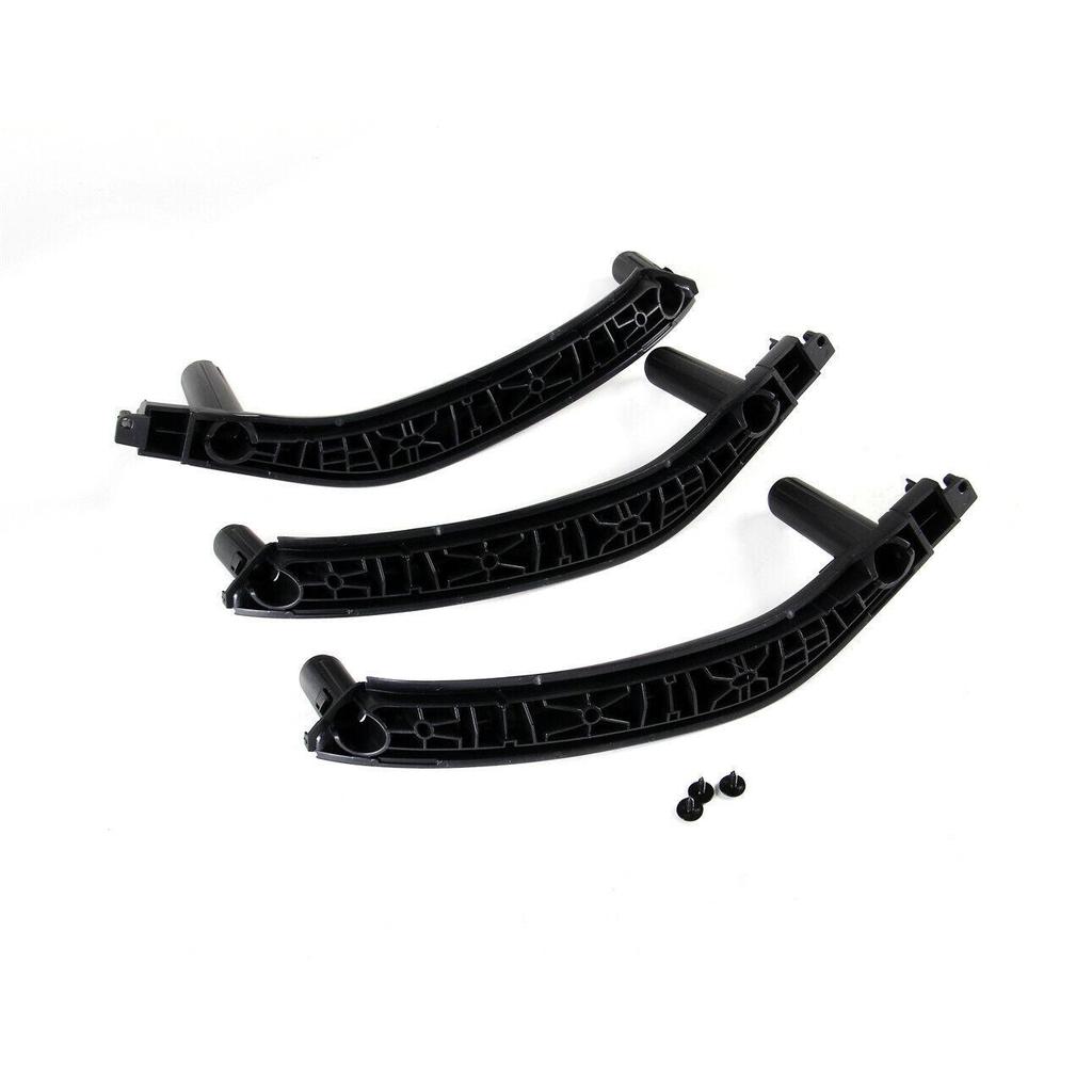 51417292244 BMW F15 X5 Armrest Door Handle Set, Black, Non-stick, 3-Piece Set