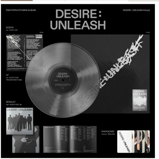 ENHYPEN DESIRE UNLEASH ?(Vinyl) - Release Date  2025-08-29