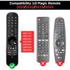 Silicone Case for LG MR21GA MR21GC Remote Control [Shockproof] Anti-Slip Protective Cover for LG MR22GA MR22GN MR23GA MR24GN Magic Remote 2021-2024