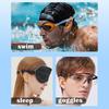 Silikon-Ohrstöpsel zum Schwimmen Lärmreduzierung Schwimm-Ohrstöpsel Wasser-Ohrstöpsel Wiederverwendbar Mit Lanyard Schlaf-Ohrstöpsel Schwimm