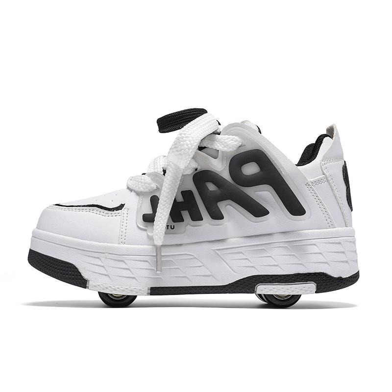 31-40 Children's Four-wheel Sports Boots Roller Skating Can Hide Sports Shoes Walking Shoes Children's Sports Shoes Walking Shoes